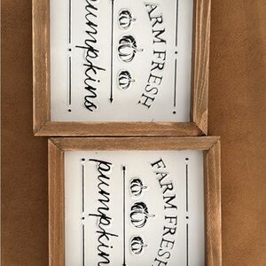 Farm Fresh Pumpkin Wall Art Set